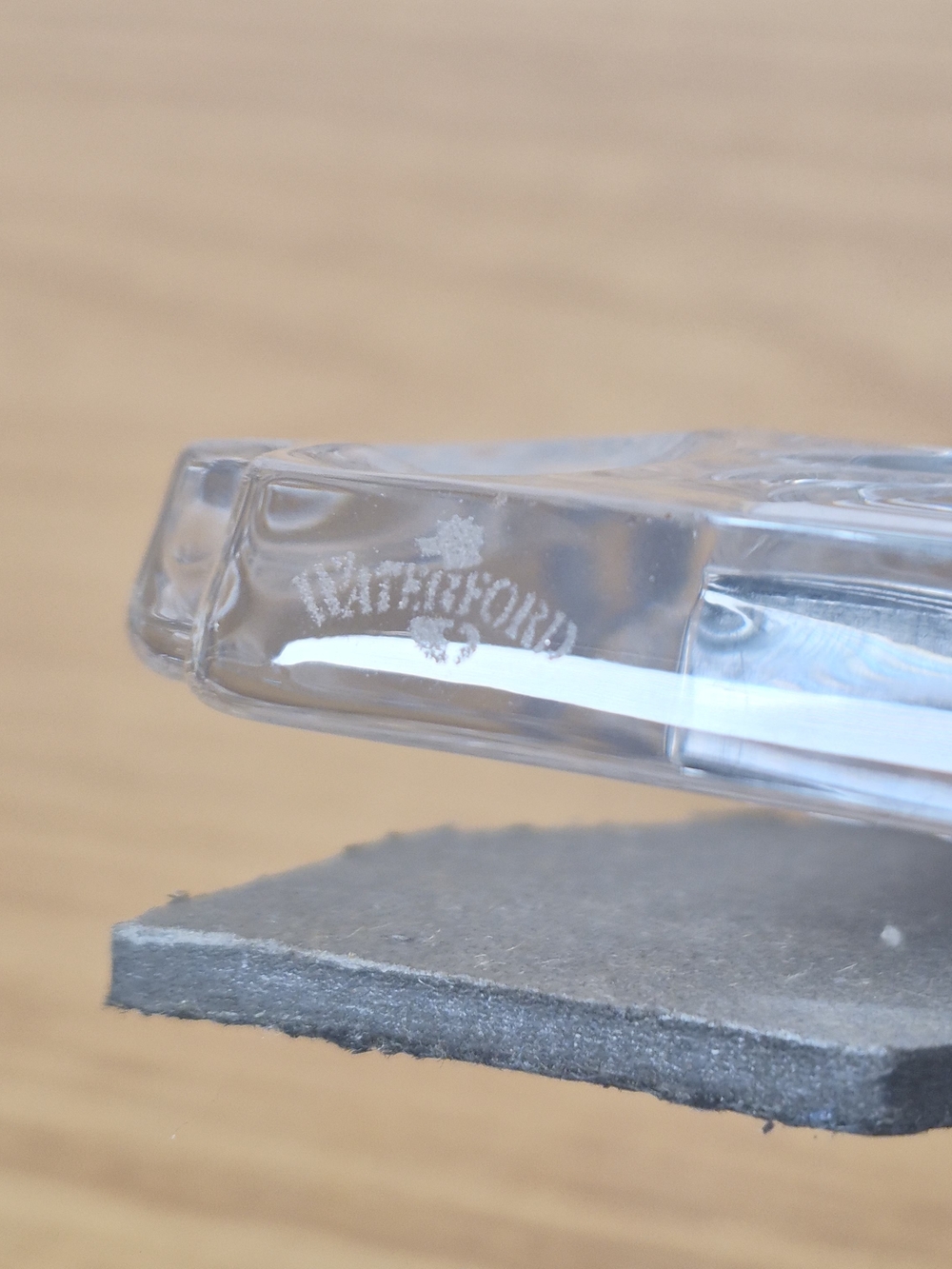 Waterford Crystal Desk Clock & Miniature Picture Frame Set Vintage Luxury Home - Picture 13 of 15